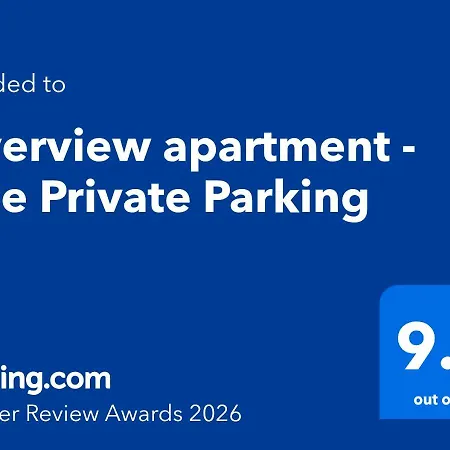 公寓 Riverview - Free Private Parking